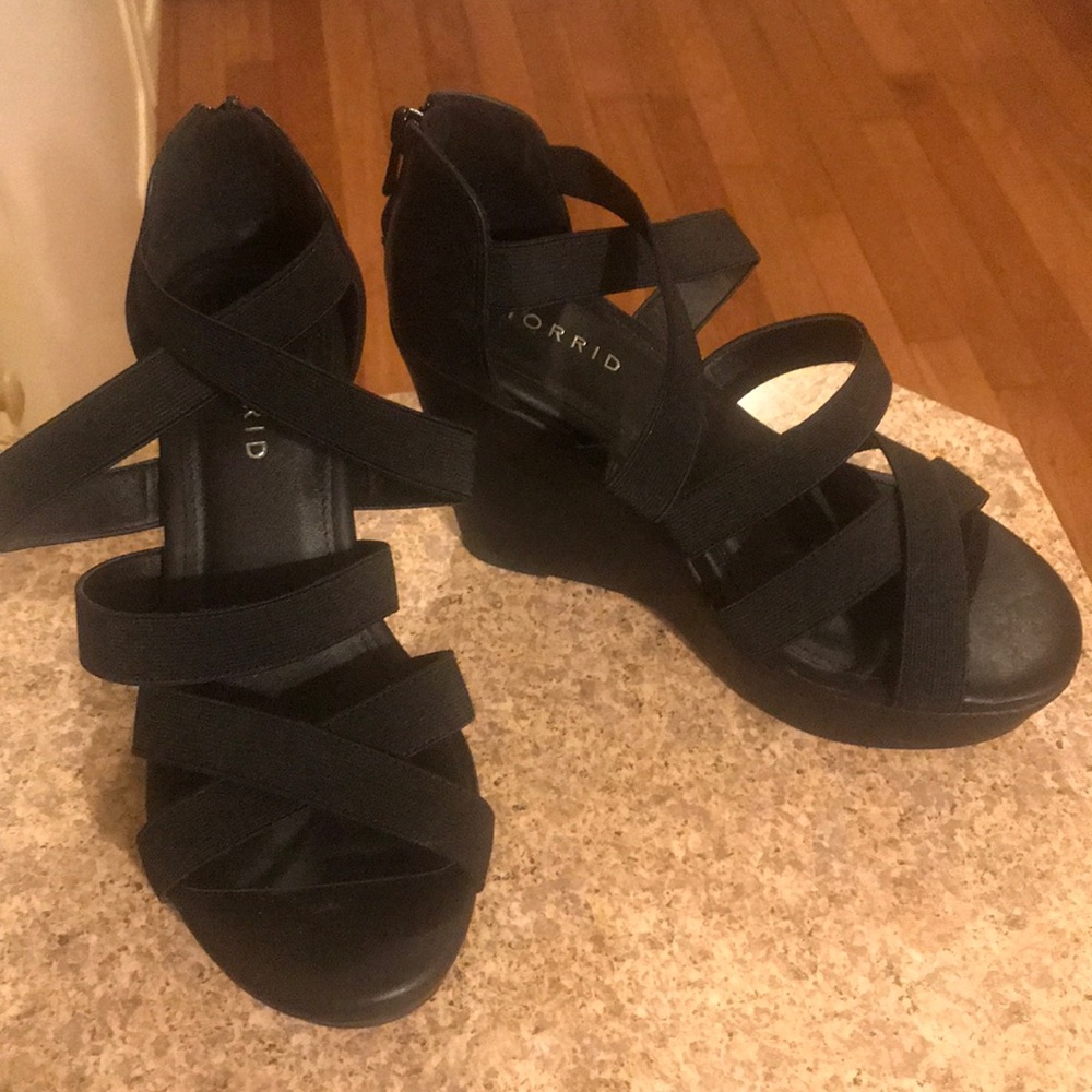 Brand New Torrid Strappy Wedges